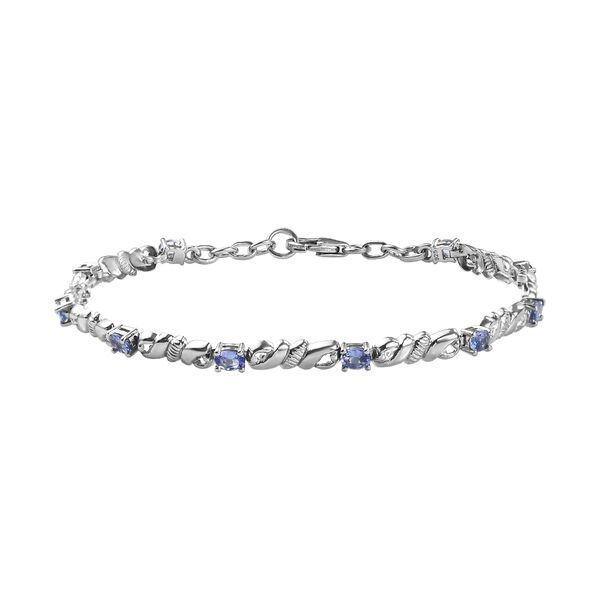 Tansanit Armband in Silber, 1,68 ct. image number 0