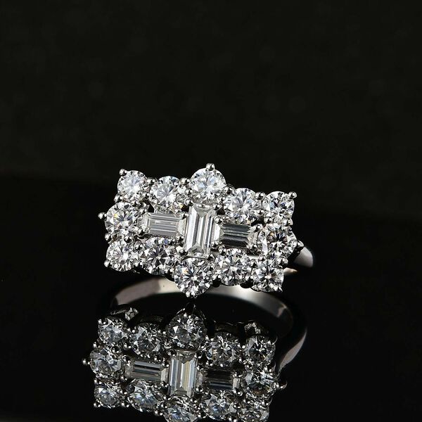Moissanit Boot Ring - 2,15 ct. image number 1