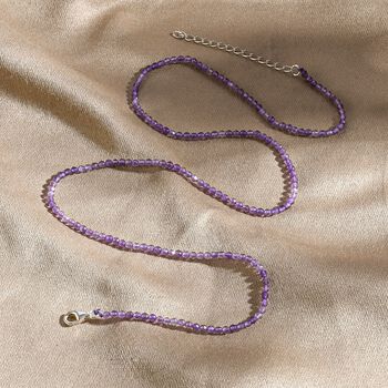 Afrikanische Amethyst 45+5cm Halskette - 15,71 ct.