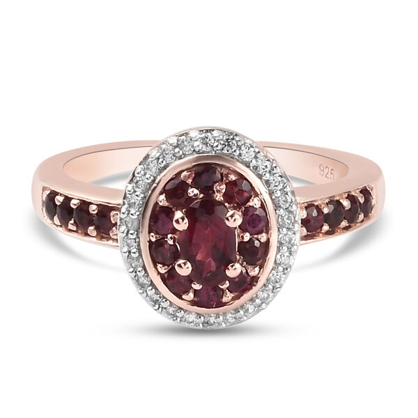 Anthill Granat und Zirkon Ring - 0,93 ct.