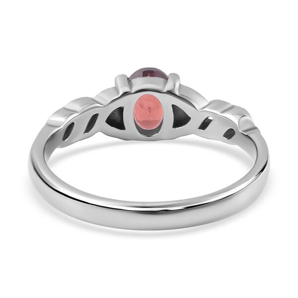2er Set - Roter Granat Ring und Anhänger mit Kette, ca. 0.60 ct. image number 5