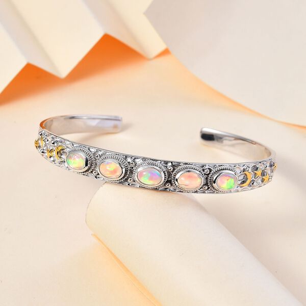 AA nat&uuml;rliches, &auml;thiopisches Welo Opal Schmuckset image number 16