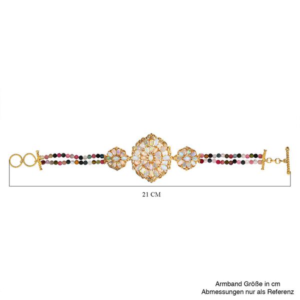 Royal Welo Opal und mehrfarbiges Turmalin-Armband- 24,23 ct. image number 5