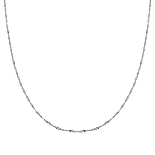 925 Silber rhodiniertKette ca. 50 cm image number 0