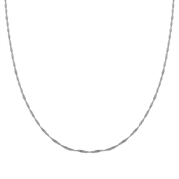 925 Silber rhodiniertKette ca. 50 cm