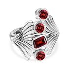 Roter Granat Ring Messing (Größe 16.00) ca. 1,90 ct