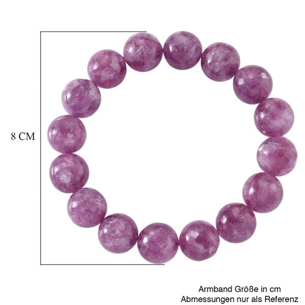 Flexibles lila Lepidolith Armband - 240 ct. image number 4