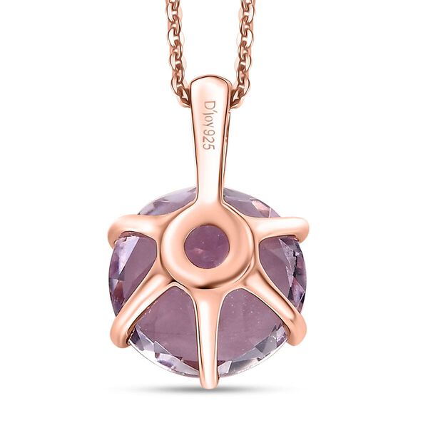 Rosa Amethyst Anhänger mit 50cm Kette - 6,50 ct. image number 4
