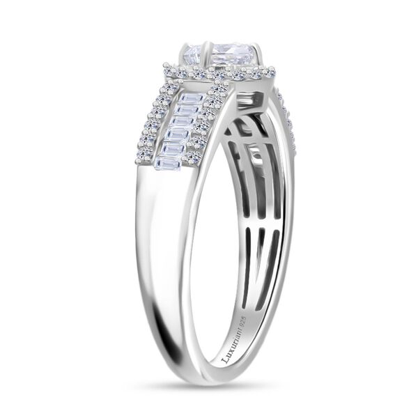 LUXURIANT DIAMOND - Lab Grown Diamant VS-EF Ring 925 Silber rhodiniert (Größe 18.00) ca. 0.99 ct image number 4