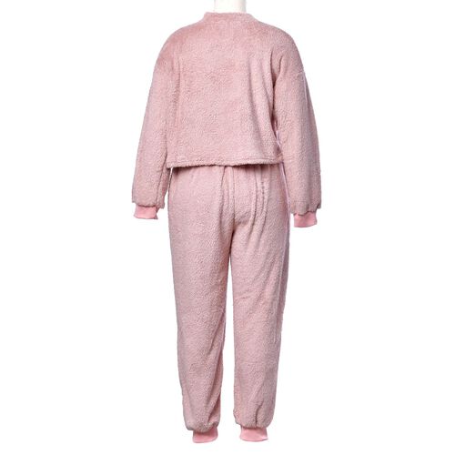 One Fit Loungewear - Superweicher Anti-Allergie Mikroflannell, M bis XL, Hellrosa image number 1