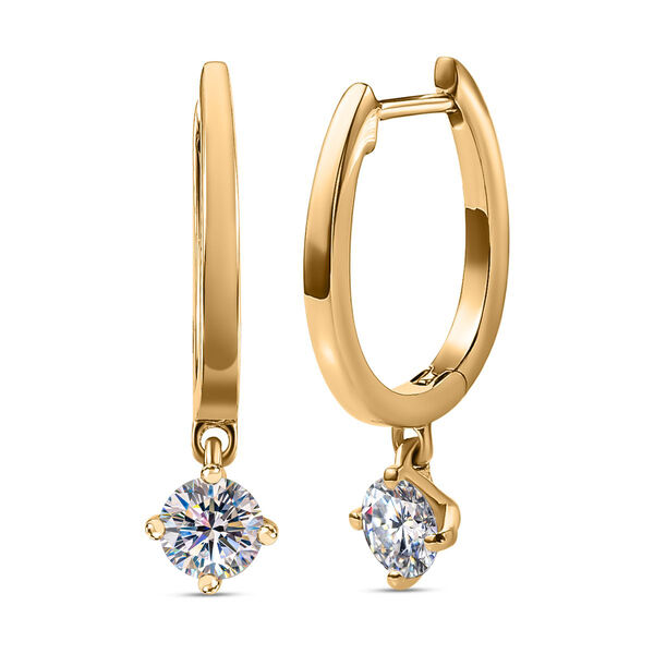 Moissanit Ohrringe - 0,83 ct.