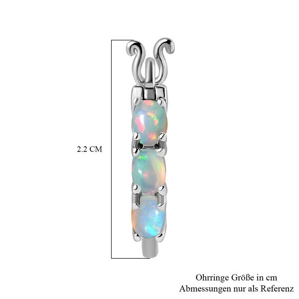 AA nat&uuml;rliche, &auml;thiopische Welo Opal-Ohrringe - 0,79 ct. image number 5