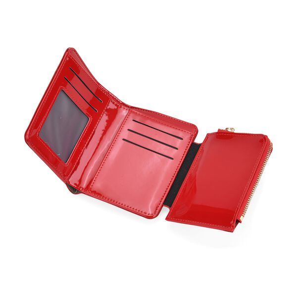 Jacquard-Schal aus Viskose und Geldbörse aus PU-Leder mit RFID-Schutz image number 6