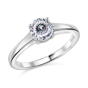 D'Joy Moissanit Schmuckset, 925 Silber platiniert - 2,48 ct.