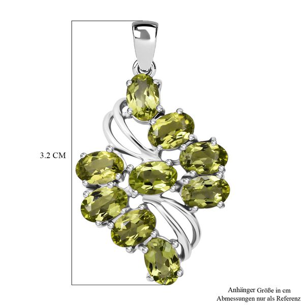 Peridot Anh&auml;nger - 4,48 ct. image number 5