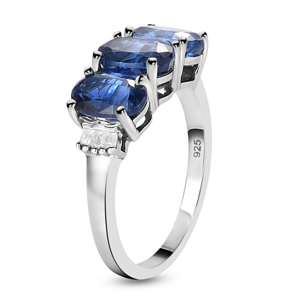 Kaschmir Kyanit und Zirkon-Ring - 3,30 ct. image number 4