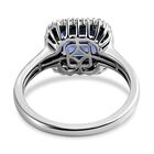RHAPSODY AAAA Tansanit und Diamant-Ring, VS E-F, 950 Platin  ca. 3,41 ct image number 5