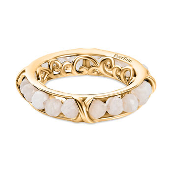 EverTrue wei&szlig;er Mondstein Ring - 2,78 ct.