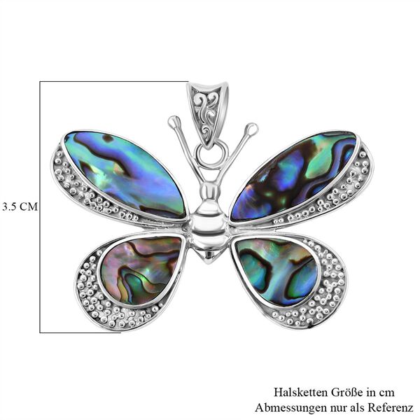 Royal Bali Kollektion - Abalone Muschel Schmetterling-Anh&auml;nger image number 5