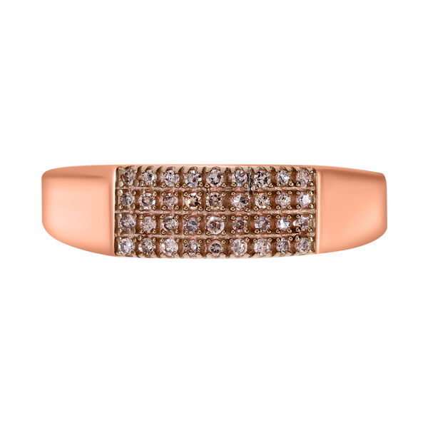 Nat&uuml;rlicher Champagner Diamant-Ring - 0,20 ct.