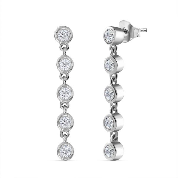 Moissanit Ohrringe - 1,05 ct.