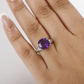 Afrikanischer Amethyst Ring - 3,91 ct.