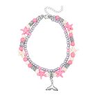 2er Set - Weißer Howlit, Almandin Schmuck Zubehör ca. 23 cm Antik-silber-Plattierung ca. 60.35 ct