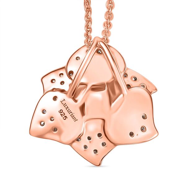 LUXURIANT SI-GH Labor Diamant Anh&auml;nger mit 45cm Kette - 0,50 ct. image number 5