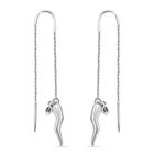 GP Kollektion Chili Ohrringe 925 Silber rhodiniert ca. 0.05 ct
