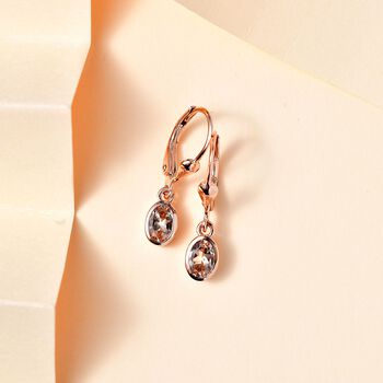AA Morganit Ohrringe, ca. 0,91 ct.