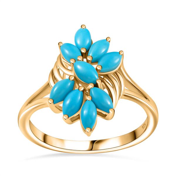 AAA amerikanischer Sleeping Beauty T&uuml;rkis-Ring - 1,56 ct. image number 4