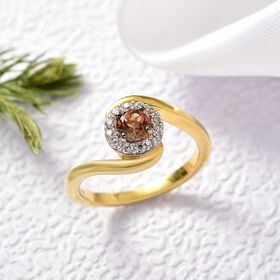 D'Joy AA Andalusit und Zirkon Ring - 0,68 ct