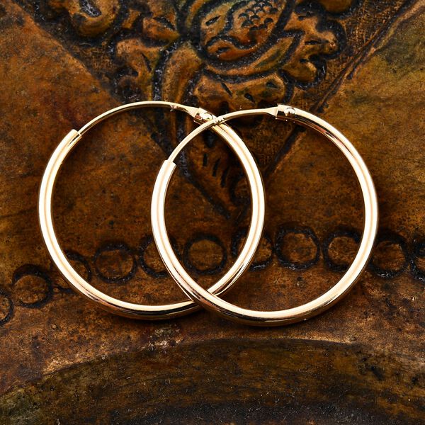 Royal Bali Kollektion - Creolen in 375 Gelbgold image number 2