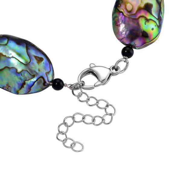 Abalone Muschel Armband ca. 23 cm mit 5 cm Extender, Reine Legierung image number 5