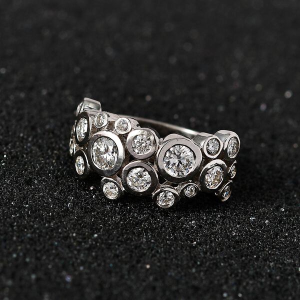 Moissanit Ring - 1,26 ct. image number 8