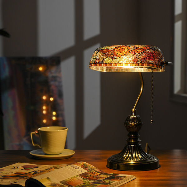 Mosaik Tischlampe, mehrfarbig image number 2