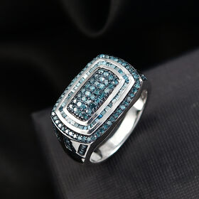 D'Joy blauer Diamant Ring - 0,99 ct.