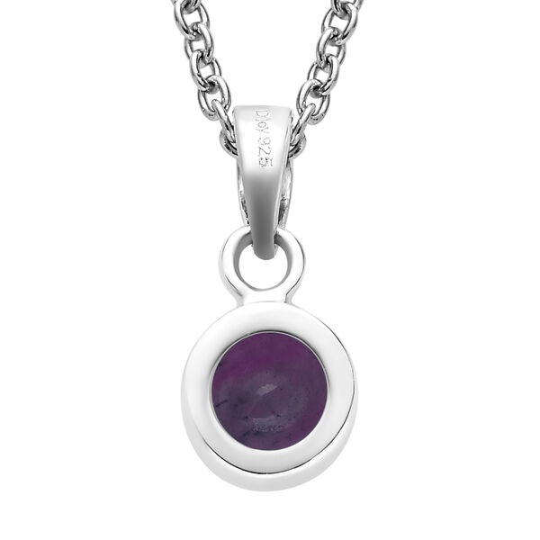 Afrikanischer Amethyst-Anh&auml;nger und Ohrringe aus 925 Silber, mit Kette aus Edelstahl ca. 2.62 ct image number 6