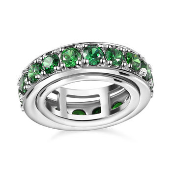 Gr&uuml;ner Zirkonia Spinning-Ring - 7,67 ct.
