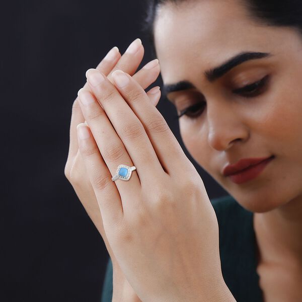 Royal Bali Kollektion - Sleeping Beauty Türkis Ring - 1,45 ct. image number 2