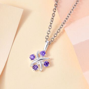 Designer Inspiriert XOXO Blauer Zirkonia Schmuckset 925 Silber und Edelstahl