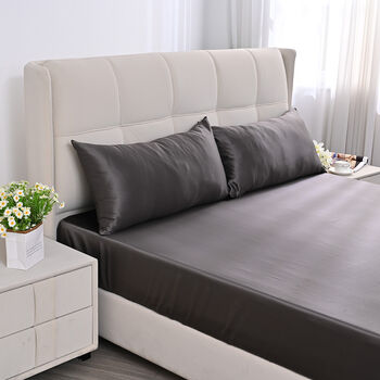 Set of 4 1pc fiited sheet +2pillowcase+1pc flat sheet 90x102(230x260cm)
