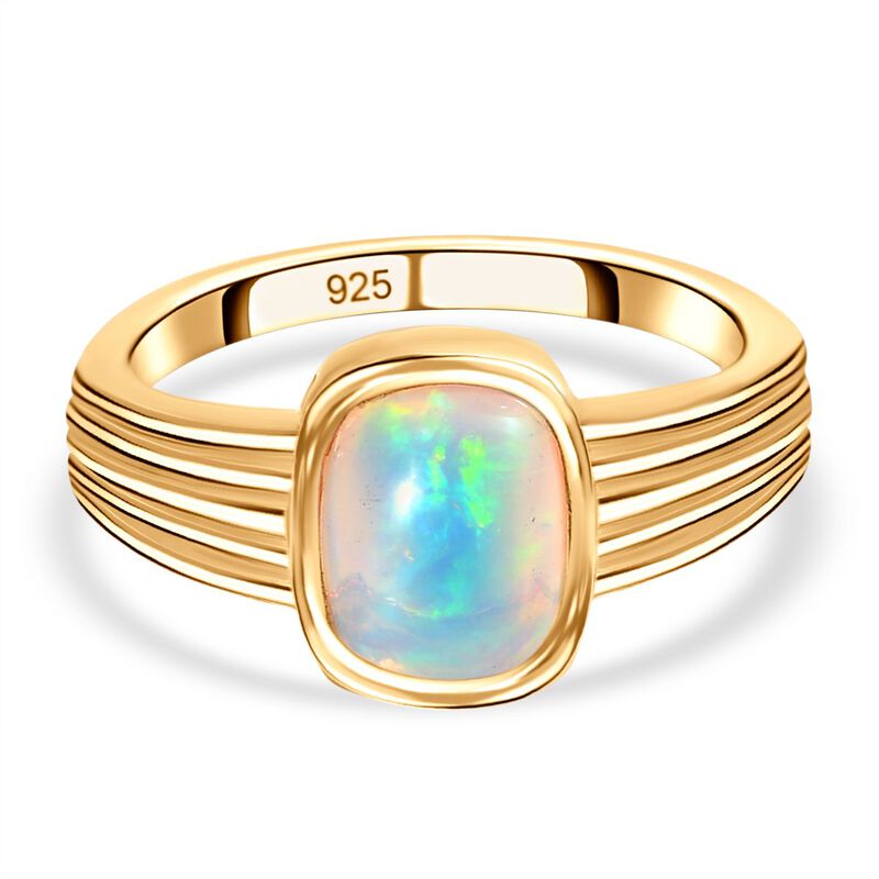 Natürlicher, äthiopischer Welo Opal-Ring - 1,50 ct. image number 0