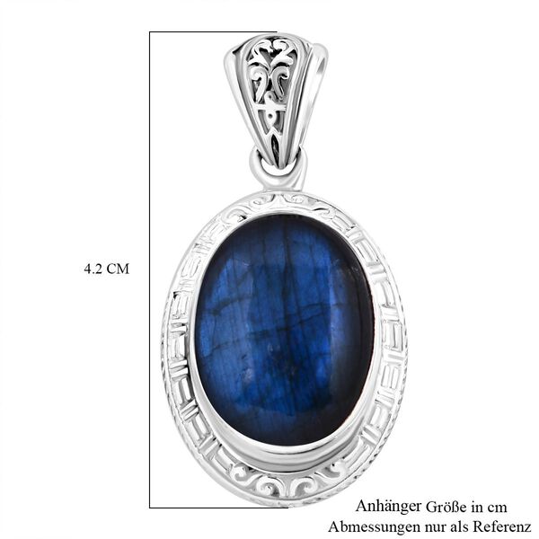 Labradorit Anh&auml;nger 925 Silber ca. 16,06 ct. image number 6