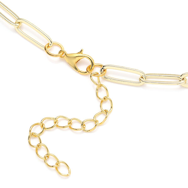 Rosenquarz Halskette 50 cm Messing ca. 42.00 ct image number 5