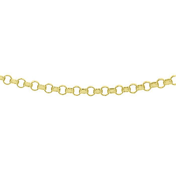 Italienische Erbskette, ca. 50 cm, 375 Gelbgold