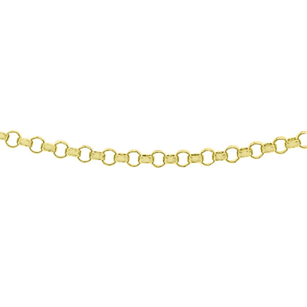 Italienische Erbskette, ca. 50 cm, 375 Gelbgold