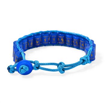 Flexibles blaues Jade Armband - 235 ct.