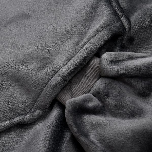 Doppellagiger Decken-Kapuzenpullover, dunkelgrau image number 6