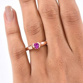 LUXURIANT AAA Labor Rosa Saphir Ring - 0,64 ct.